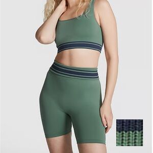 Women's Green Bike Shorts